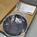 Hell's Kitchen Hybrid 9.5-Inch Frying Pan, Tri-Clad Stainless Steel & PFAS-Free Ceramic Nonstick, no PFOA, no PTFE, no Teflon, Non-Toxic Cookware, Metal Utensil Safe, All Cooktops, Oven Safe | Tri Clad Stainless Steel Frying Pan, PFAS Free Ceramic Nonstick, No PFOA Or PTFE, Metal Utensil Safe, Oven Safe