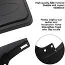 F150 Mud Flaps for Ford F-150 2021-2025 (Excludes Raptor Models) All Weather Mudflaps Splash Guards for Trucks/Front Rear 4pc Set/No Need to Drill Holes/Only Fit No Fender Flares' Model