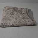 3x6  ft Area Rugs Washable for Living Room - Soft Oriental Farmhouse Rug with Non-Slip TPR Backing - 0.13inch Low Pile Stain Resistant Polyster Indoor Carpet