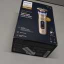 Philips Norelco Shaver i9000 Prestige Ultra, Wet & Dry Electric Shaver, White Gold, SenseIQ Pro Technology, Triple Lift & Cut System, 360 Rotating NanoTech Precision Blades, Beard Styler, XP9403/88 (i9000 Prestige + Charge Stand, QCP & Trimmers, Black)