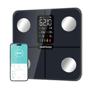 Smart Scale for Body Weight – Large Display Digital Scales with BMI, Body Fat, Muscle Mass, Professional Accurate to 0.05lb Bathroom Scales with Bluetooth APP Body Metrics