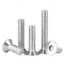 M10 35mm Screws, M10-1.5x35mm Flat Head Socket Cap Screw and Bolt,Stainless Steel Countersunk Bolts,Full Thread,Allen Hex Drive, Bright Finish, Machine Thread, Coarse Thread,10Pcs