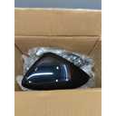 TRQ Driver Side Power Heated Mirror Smooth Black Manual Fold Paint to Match Compatible with 2019-2021 Mazda 3 MA1320237