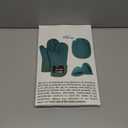 Silicone Oven Mitts-13.6 in Extended Oven Mitts Heat Resistant 500F, Oven Gloves with Soft Liner Good Grippy BPA-Free Easy to Clean Flexible-Oven Mits Set for Cooking Baking Grilling BBQ (Green)