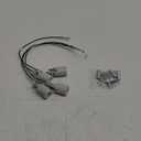 E12 Socket,Ceramic Candelabra Socket E12 Bulb Lamp Holder,Light Socket with Wire Lead for E12 Incandescent LED Light Bulb (4-Pack)