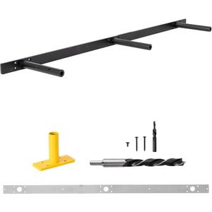 Heavy Duty Floating Shelf Bracket 38 inch, Hidden Shelf Bracket for Mantel and Shelving, Max Load 200 lbs if Mounted on Studs, Invisible Bracket for Floating Shelves (with Ease Build Kit)