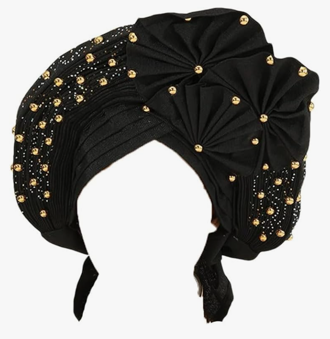 Women Party Headwear Female Head Wraps Made Headtie African Women's Turban Cap