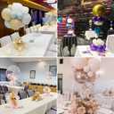 4 Pack Clear Acrylic Table Balloon Stand Kit, 23.6 Inch Tabletop Balloons Centerpiece Stand with Base, Balloon Stick Holder for Wedding, Baby Shower, Birthday Party Decoration