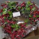 Pudate Valentines Day Wreath Heart Wreath with Red Berries Lush Green Ivy, Romantic Front Door Decoration for Spring Mother's Day, Perfect for Weddings & Indoor/Outdoor Farmhouse Décor