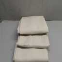 KEQIAOSUOCAI Pinch Pleated Curtains 156 Inches Long,Memory Shape Room Darkening Soundproof Window Curtains with Hooks for Bedroom Living Room Track System 40 x 156 x 2 Panels Cream Beige