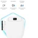 Smart Bidet Toilet Seat with Remote - Unlimited Warm Water & Warm Air Dryer, Multiple Cleaning Modes, Feminine Wash, Heated Seat, Soft Close Lid, Night Light, Easy Installation, 2 Filters Included