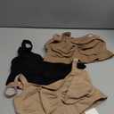 FeelinGirl Bras for Women Wireless Bralettes No Underwire Unlined Seamless Everyday Bras 3-Pack (Large, Black/Sienna/Nude)