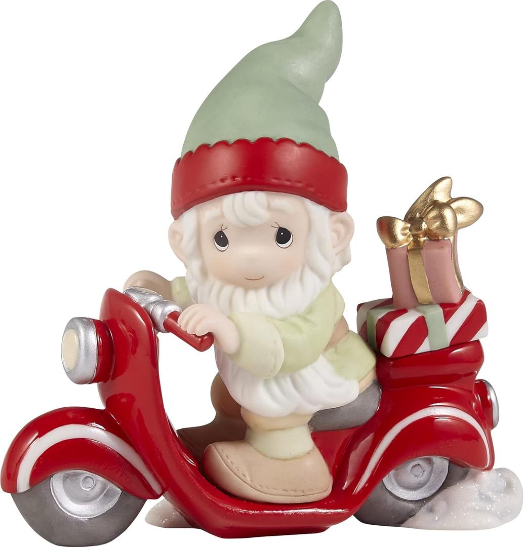 Precious Moments 221037 Ill Be Gnome for Christmas Porcelain Figurine