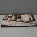 Dark Gray Dish Drying Mats 20" x 15", XL Kitchen Drying Mat for Counter, Microfiber Dish Dryer Mat, Microfiber Dish Rack Mat, Foldable Dish Drying Pad for Dishes, Pots, Pans (Dark Gray)