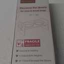 Ceramic Elevated Cat Bowls - 15 Raised Bowl for Indoor Cats & Small Dogs, Natural Bamboo, Anti Vomiting, Dishwasher Safe