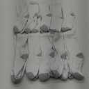 Hanes Women's Soft Moisture-Wicking Crew Socks, Multipack (5-9, White - 10 Pack)