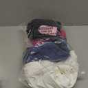 4 Pack Womens Maternity Shirts Cotton Scoop Neck Long Sleeve Ribbed Pregnancy Top Henley Side Ruched Mama Clothes (Medium, Black, White, Navy Blue, Fuchsia)