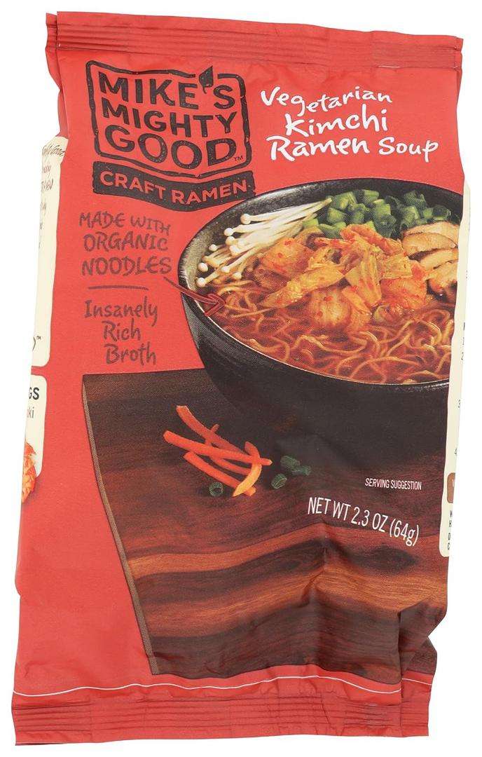 Mikes Mighty Good, Soup Ramen Kimchi, 2.3 Ounce (EXP 01/15/27)