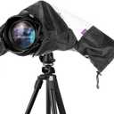 Altura Photo Camera Rain Cover - Professional Waterproof Lens Jacket Covers with Dual Hand Sleeves and Full-Length Zipper - Weather Protector for Canon Nikon Sony Fujifilm DSLR & Mirrorless Cameras