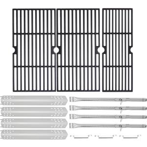 463342119 Grill Replacement Grates Heat Tents Parts for Charbroil Performance 4 Burner Grill Parts 463335517 463342118 463347418 Charbroil 475 G470-0004-W1A G470-5200-W1 Burner Tube Parts G470-0002-W1