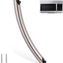 Upgraded ME16A4021AS Microwave Door HandleDE94-04313F Compitable with sam-Sung ME16A4021AS Microwave, Especially for ME16A4021AS/AA Microwave Oven Door Handle Replacement, Alloy Material