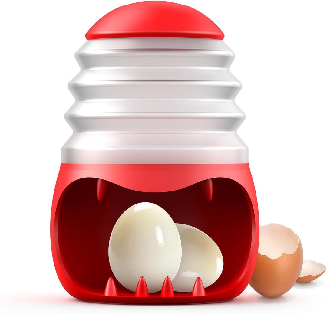 Pop It or Eat It：PowCube Boiled Egg Pleeler, Fun Egg Peeling Challenging for Family