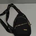 Small Sling Backpack for Women, Chest Bag Daypack Crossbody for Travel Sport Running Hiking Black