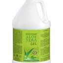 Seven Minerals Organic Aloe Vera Gel from freshly cut 100% Pure Aloe - 1 Gallon - HighestQuality, Texas grown, Vegan, Unscented - For Face, Skin, Hair, Sunburn Relief - Bulk DIY (128 Fl Oz)