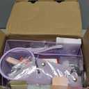 Purple Desk Accessories, 26Pcs Office Supplies and Desk Organizers, with Tape Dispenser, Stapler, Staple Remover Ect, Gift Box Packaging