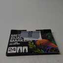 ARTISTRO 24 Metallic Dual-Tip Acrylic Paint Markers for Rock, Canvas, Glass, Wood, & More Fine + Dot Tips