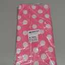 4 Pack Pink White Table Cloth, Disposable Plastic Pink Polka Dot Tablecloth Pink and White Table Cover for Rectangle Tables, Birthday, Outdoor Picnic, Baby & Bridal Shower Party Decor 54 x 108 Inch