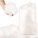 Christmas Fake Snow Decor, 30oz Artificial Fluffy Snow for Winter Mantle Village, Nativity, and Christmas Decoration (2 Pack 15oz)