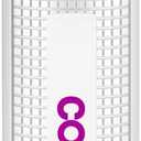 Conair Ear and Nose Hair Trimmer for Women, Cordless Battery-Powered, Patent 360 Bevel Blade for No Pull, No Snag Trimming Experience, True Glow by Conair (1 Count (Pack of 1), White / Purple)