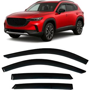 2023-2025 Tape-On Rain Guards for Mazda CX-50 Side Window Visor Deflectors 2.5 S Select Preferred Plus Premium Turbo Meridian CX50 Durable Vent Shades 2024