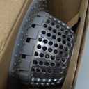 Shower Drain Hair Catcher, Shower Drain Cover, Bathtub Drain Hair Catcher for Pop-Up & Regular Drains (Tall Large - Dark Gray)