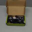 AIBOO 12V LED Under Cabinet Lights Kit 6 Pack Black Cord Aluminum Puck Lamps for Kitchen Counter Closet Lighting with Manual on/Off Switch 12W 6 Lights (6000K Daylight White)