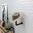 PEI Motorcycle Accessories Helmet Holder, Metal Hat Rack, Wig Storage Holder Display Stand, Helmet Hanger Rack Wall Mounted Hook for Coats