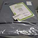 Cosy Family 12 Pack Bed Sheet Organizers and Storage, Foldable Sheet Organizer for Closet, Organizing Bedding Container Cubes for Bedsheets (Queen & King Size), Duvet Covers, Dark Grey