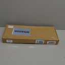 SAMDI Apple iMac Stand Base, Stainless Steel/Wooden Keyboard Tray - Magic Keyboard Mounting Platform - Black Walnut