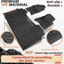 TripleAliners Truck Mat Compatible with 2019-2026 RAM 1500 Crew Cab Accessories, Floor Mats Heavy Duty Custom Fit All Weather Protection TPE Pickup Liner, Not for Classic