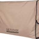 ULTCOVER Waterproof Outdoor TV Cover for 55-59 inch Outside Flat Screen Televisions with Mounts and Stands (Brown)