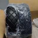 4.80/4.00-8 Flat Free Wheelbarrow Tire and Wheel, 16" Solid Puncture Proof Replacement Tires with 5/8" & 3/4" Bearings, 400Lbs Load, Universal Fit for Garden, Farm & Construction, 2Pack Black