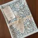 KAF Home Natural Rustic Farmhouse Slubbed Kitchen Towel | 100% Cotton Dish Towel, 18 x 28 Inches | Soft and Absorbent (Blue, Set of 4)