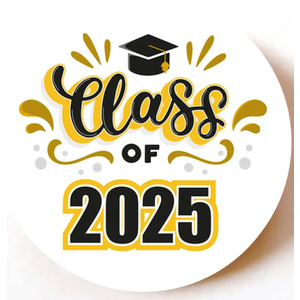 Class of 2025 Congrats Labels for Cards, Gifts, Party Favours & Decorations