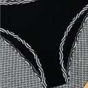 SOLY HUX Women's 2 Piece Striped Bikini Set Tie Front Swimsuit Bathing Suit (S)