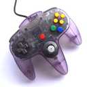 KIWITATA Classic N64 Controller, Retro N64 Wired Gaming Remote Joystick Replacement Controller for N64 System Video Games Console Clear