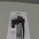 Prime-Line K 5007 Screen and Storm Door Push Button Latch Set With Night Lock, Fits Doors 5/8  1-1/4 In. Thick, Black Finish (Single Pack)