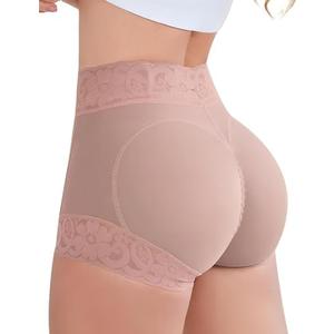 SheBuddy Butt Lifting Panties, Tummy Control Shapewear for Women Compression Underwear Short Lace Butt Lifter Shapewear, XL