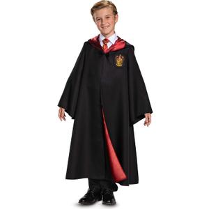 Harry Potter Robe, Official Hogwarts Wizarding World Costume Robes, Deluxe Kids Size Dress Up Accessory (Small (4-6))