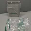 Spacrea Desk Organizers and Accessories, Paper Organizer for Desk with File organizer, Desk Accessories & Workspace Organizers for Office Supplies (White)